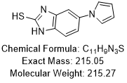 CAS: 172152-53-3
5-(1H-吡咯-1-基)-2-巯基苯并咪唑