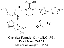 头孢洛林酯
CAS: 866021 -48-9