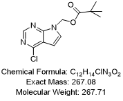 (4-氯-7H-吡咯并[2,3-D]嘧啶-7-基)甲基特戊酸酯
CAS: 1146629-75-5