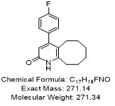 4-(4-氟苯基)-5,6,7,8, 9,10-六氢环辛烷并[B]吡啶-2(1H)-酮
CAS: 132812-72-7